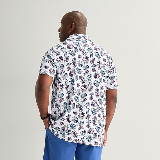 St. John's Bay Performance Big and Tall Mens Classic Fit Short Sleeve Polo Shirt