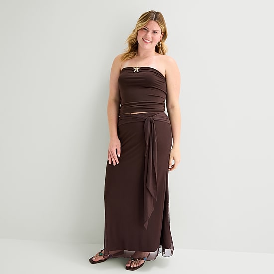 Forever 21 Womens Juniors Plus Tube Top