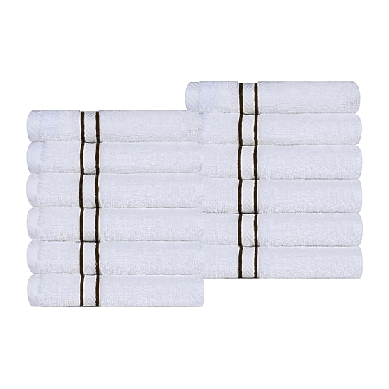 SUPERIOR® Hotel Spa Quality Turkish Cotton 12-pc. Quick Dry Washcloth