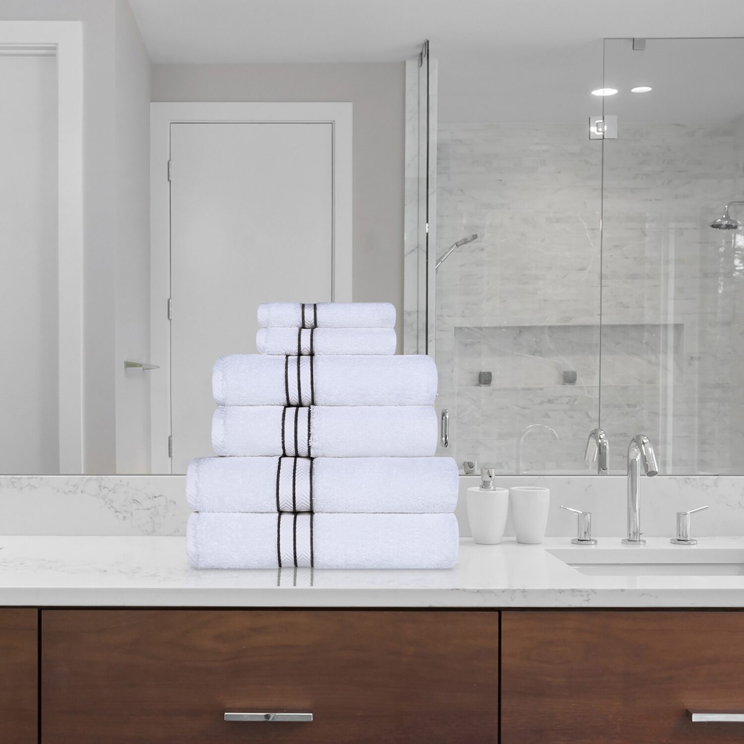 SUPERIOR® Hotel Spa Quality Turkish Cotton -pc. Quick Dry Bath Towel Set