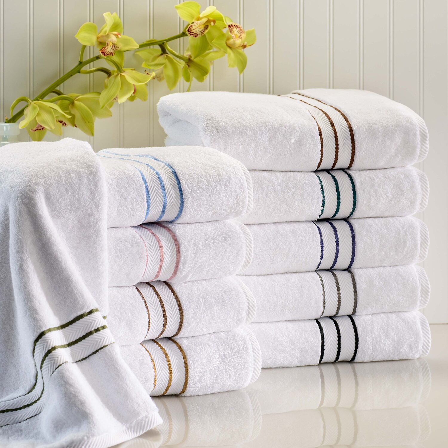 SUPERIOR® Hotel Spa Quality Turkish Cotton -pc. Quick Dry Bath Towel Set