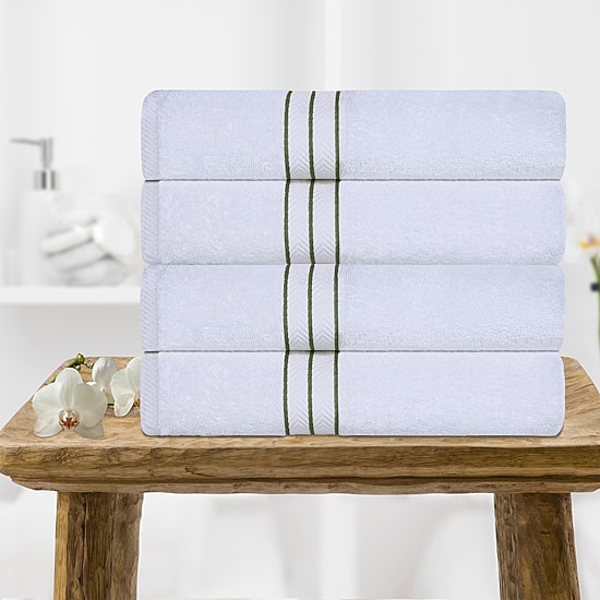 SUPERIOR® Hotel Spa Quality Turkish Cotton 4-pc. Quick Dry Bath Towel Set