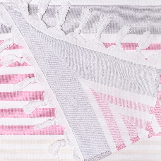 SUPERIOR® Mira Striped Cotton Quick Dry Beach Towel