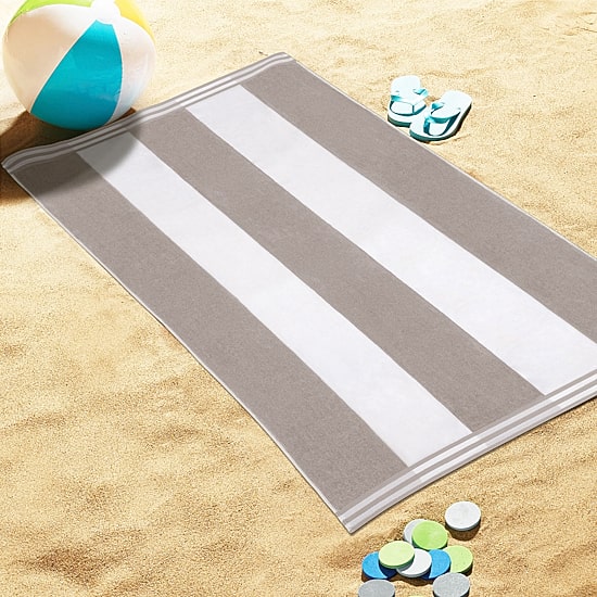 SUPERIOR® Cabana Stripe Oversized Quick Dry Beach Towel