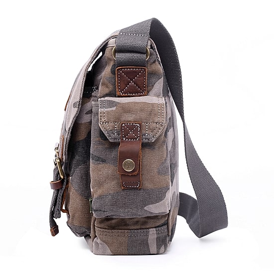 TSD Brand Camo Crossbody Messenger Bag
