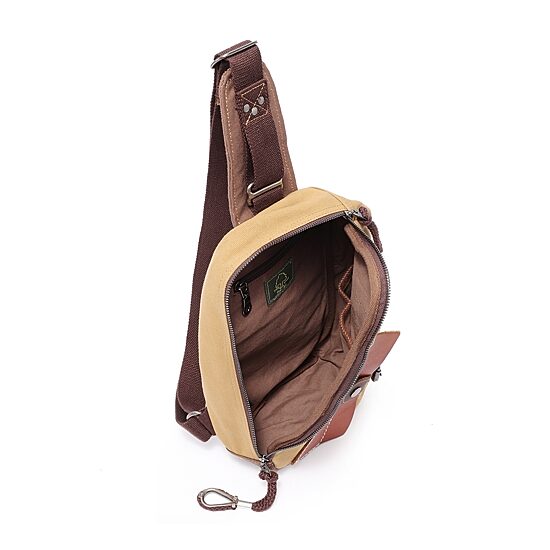 TSD Brand Hidden Woods Sling Bag Unisex Adult Adjustable Straps Backpack