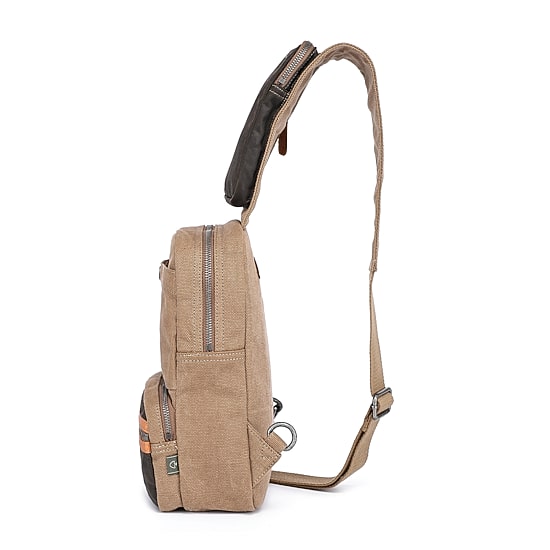 TSD Brand Tapa Sling Bag Unisex Adult Adjustable Straps Backpack