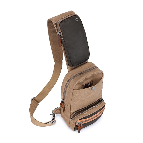 TSD Brand Tapa Sling Bag Unisex Adult Adjustable Straps Backpack