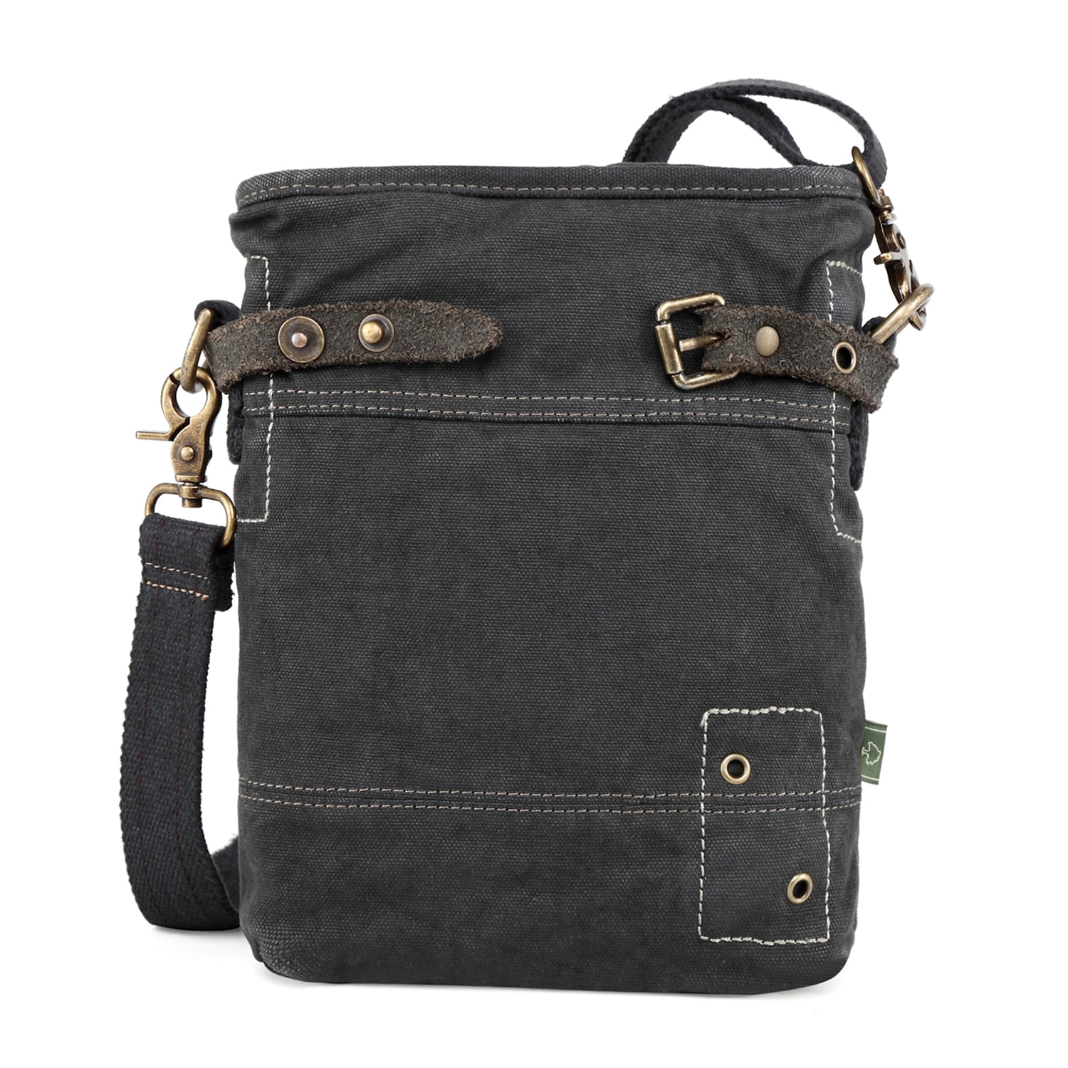 TSD Brand Coastal Zippered Crossbody Messenger Bag