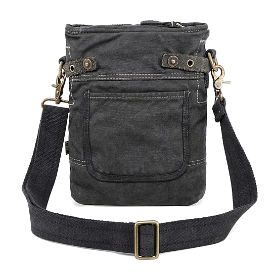 TSD Brand Coastal Zippered Crossbody Messenger Bag
