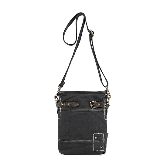 TSD Brand Coastal Zippered Crossbody Messenger Bag