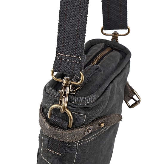 TSD Brand Coastal Zippered Crossbody Messenger Bag
