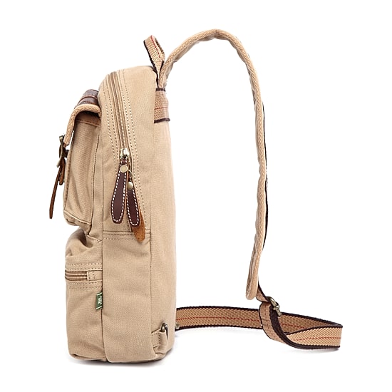 TSD Brand Turtle Ridge Sling Unisex Adult Adjustable Straps Padded Straps Backpack