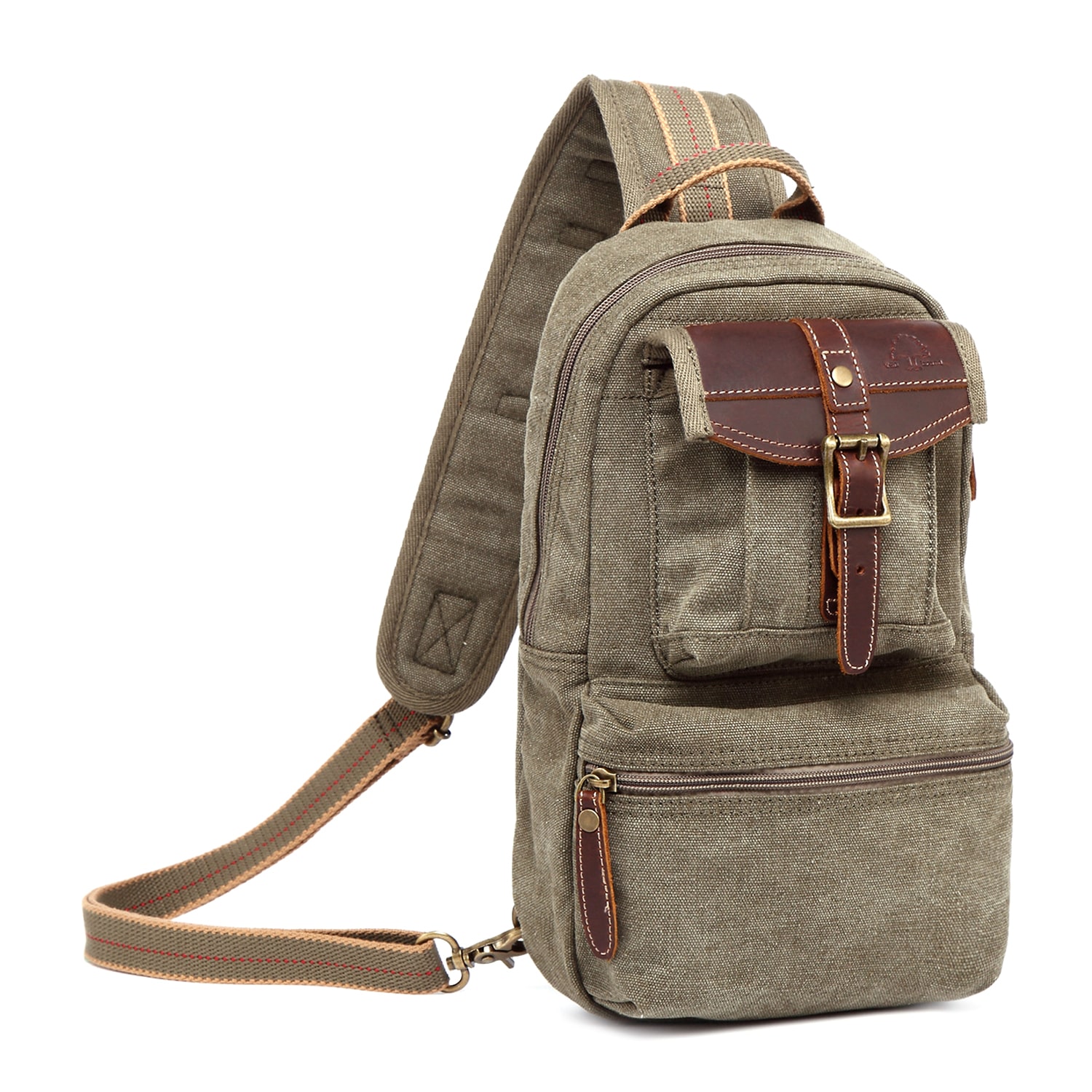 TSD Brand Turtle Ridge Sling Unisex Adult Adjustable Straps Padded Straps Backpack