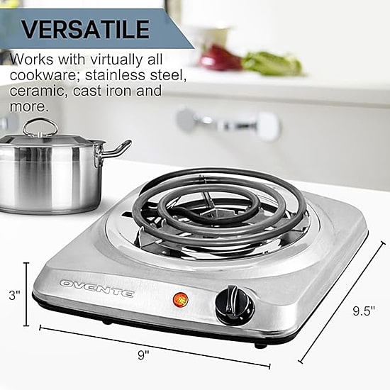 Ovente Single Coil Electric Burner