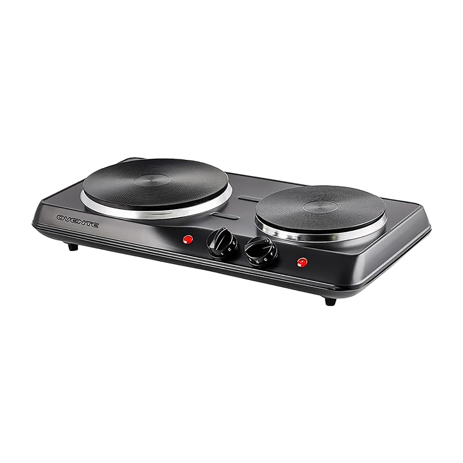 Ovente Cast Iron Double Electric Burner
