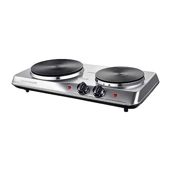 Ovente Cast Iron Double Electric Burner