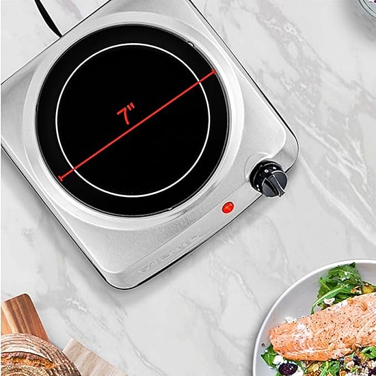 Ovente Countertop Portable Infrared Electric Burner
