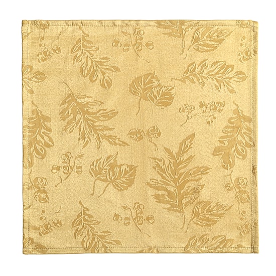Threadmade Elegant Woven Leaves Set 8-pc. Napkins