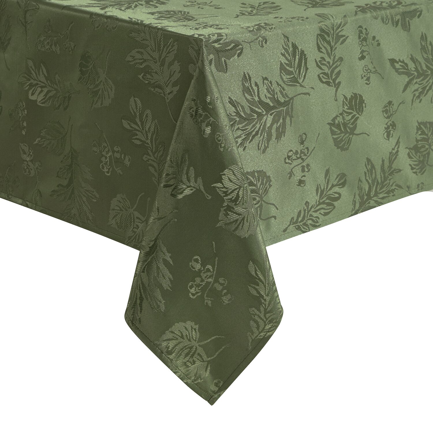 Threadmade Elegant Woven Leaves 52x70 Tablecloth