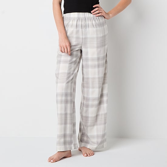Arizona Womens Juniors Flannel Pajama Pants