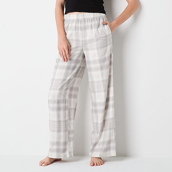 Arizona Womens Juniors Flannel Pajama Pants