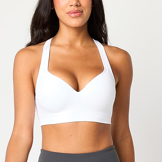 Xersion Womens Low Support Seamless Cross Back Sports Bra