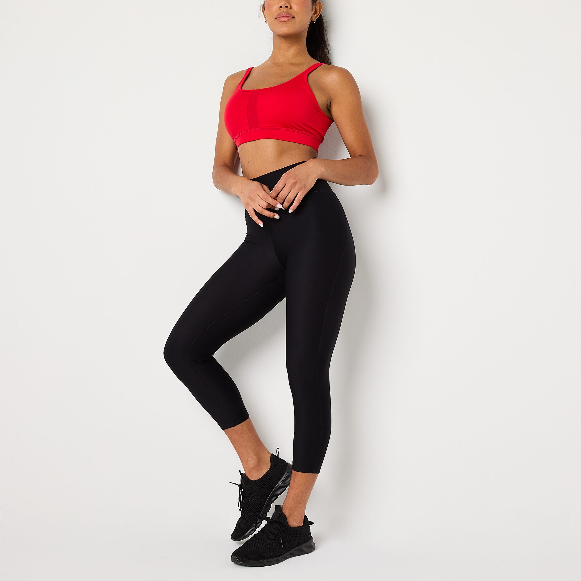 Xersion EverContour+ Womens High Rise 21" Cropped Legging