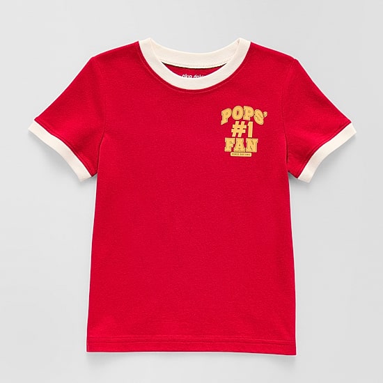 Okie Dokie Toddler & Little Boys Crew Neck Short Sleeve Regular Fit Graphic T-Shirt