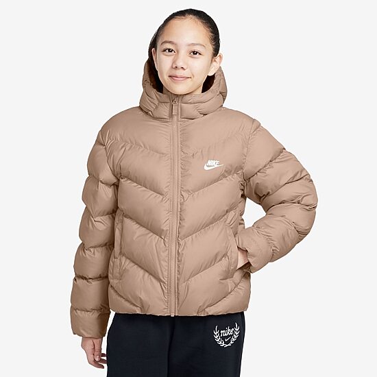 Nike Big Kid Girls Hooded Heavyweight Puffer Jacket