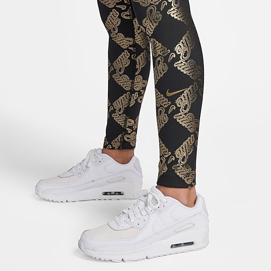 Nike Dri-Fit One Big Kid Girls Quick Dry Active Slim Full Length Leggings
