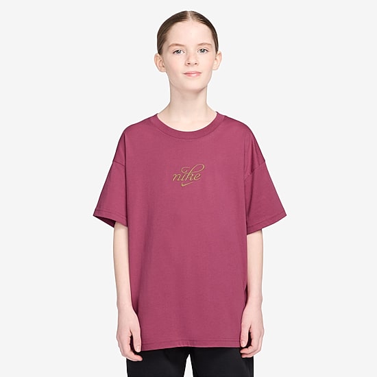 Nike Big Kid Girls Crew Neck Short Sleeve Regular Fit Graphic T-Shirt