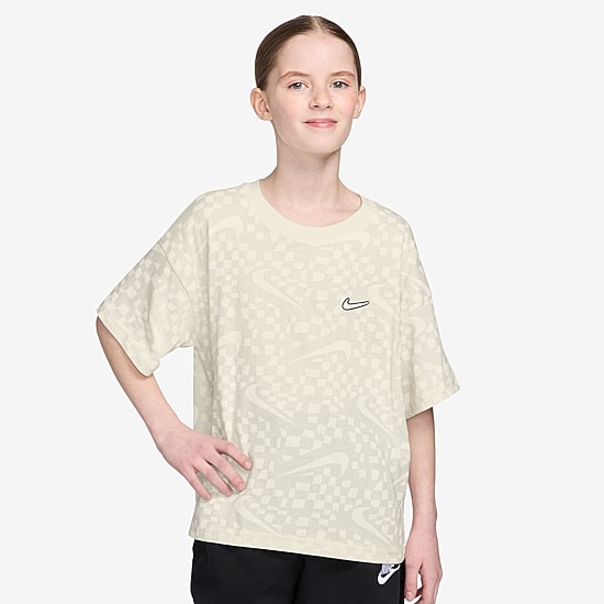 Nike Big Kid Girls Crew Neck Short Sleeve Regular Fit Graphic T-Shirt