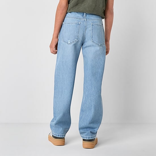 Thereabouts Little & Big Kid Boys Adjustable Waist Loose Fit Jean
