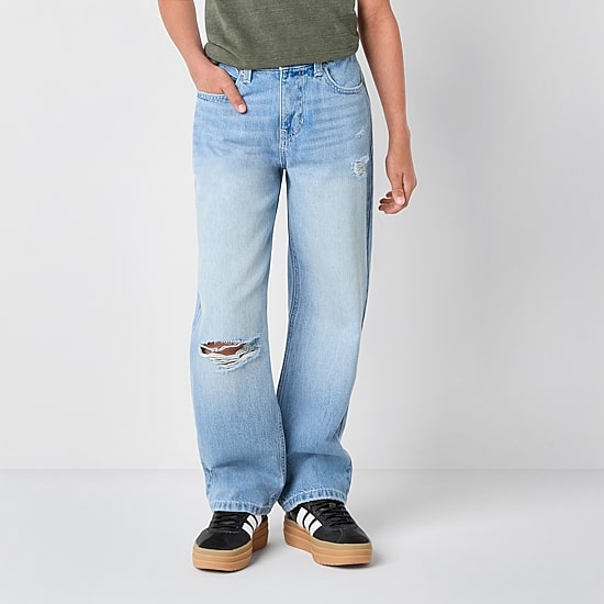 Thereabouts Little & Big Kid Boys Adjustable Waist Loose Fit Jean