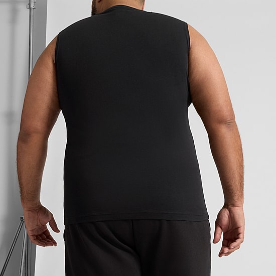 PUMA Mens Crew Neck Sleeveless Active Big and Tall Tank Top