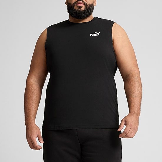 PUMA Mens Crew Neck Sleeveless Active Big and Tall Tank Top