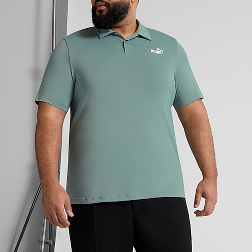 PUMA Big and Tall Mens Regular Fit Short Sleeve Polo Shirt, 2x-large, Green