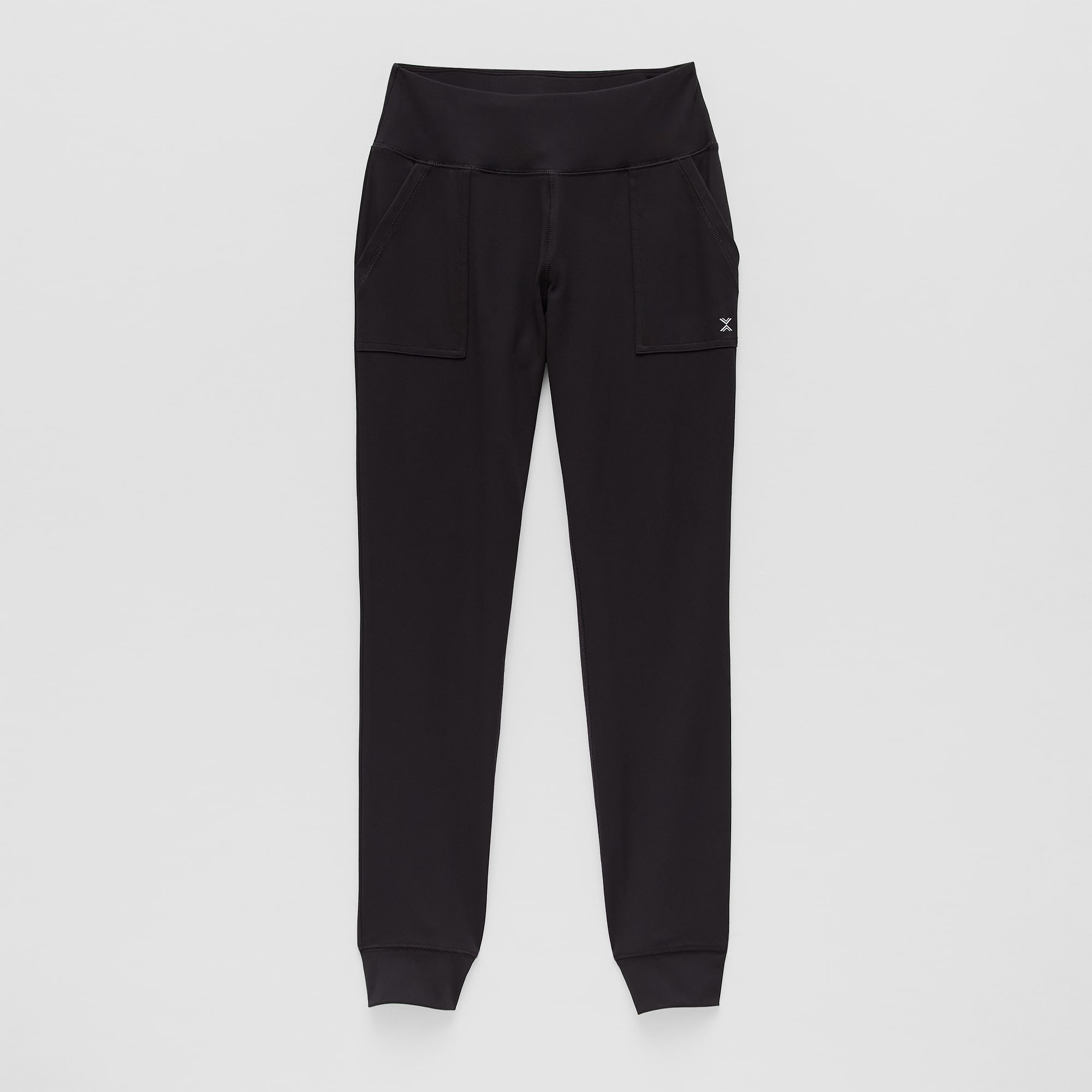 Xersion Performance Little & Big Kid Girls Stretch Fabric Cuffed Mid Rise Regular Fit Jogger Pant