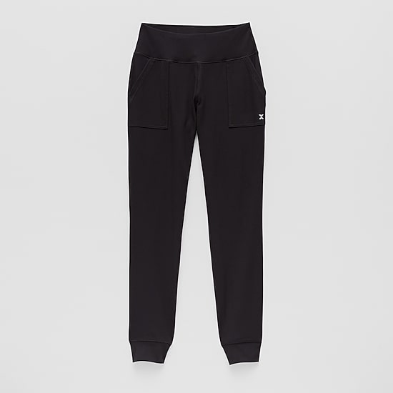 Xersion Performance Little & Big Kid Girls Stretch Fabric Cuffed Mid Rise Regular Fit Jogger Pant