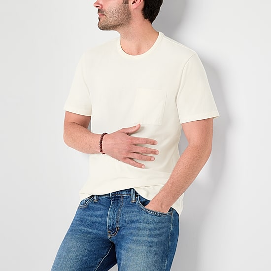 mutual weave Mens Crew Neck Short Sleeve T-Shirt