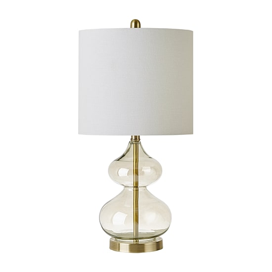 510 Design Ellipse Set of 2 Curved Glass Table Lamps