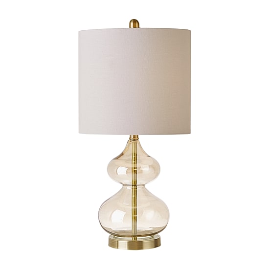 510 Design Ellipse Set of 2 Curved Glass Table Lamps