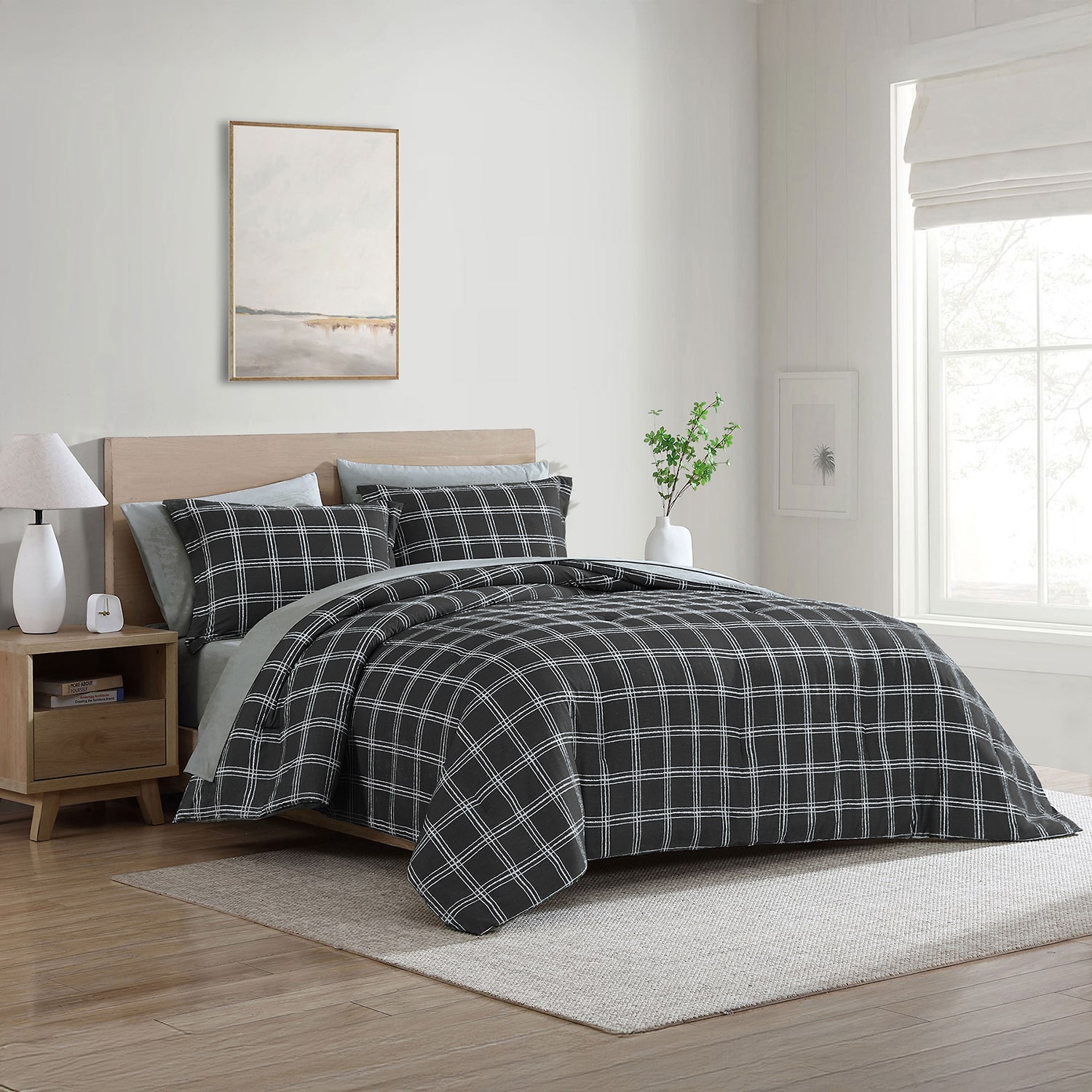 Swift Home Lightweight Reversible Down Alternative Wrinkle Resistant Comforter