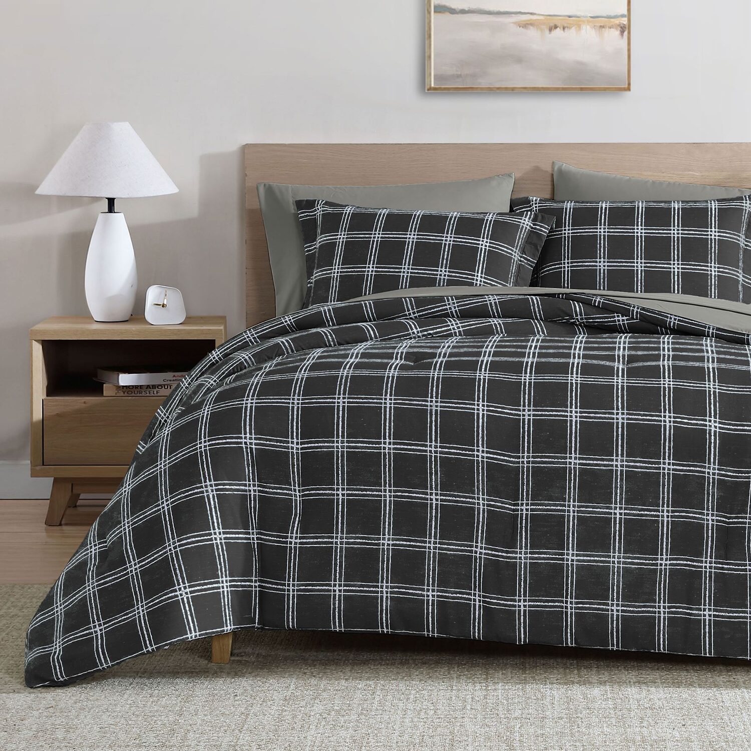 Swift Home Lightweight Reversible Down Alternative Wrinkle Resistant Comforter
