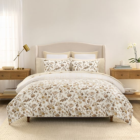 W by Wamsutta Garden Floral 3-pc. Reversible Duvet Cover Set