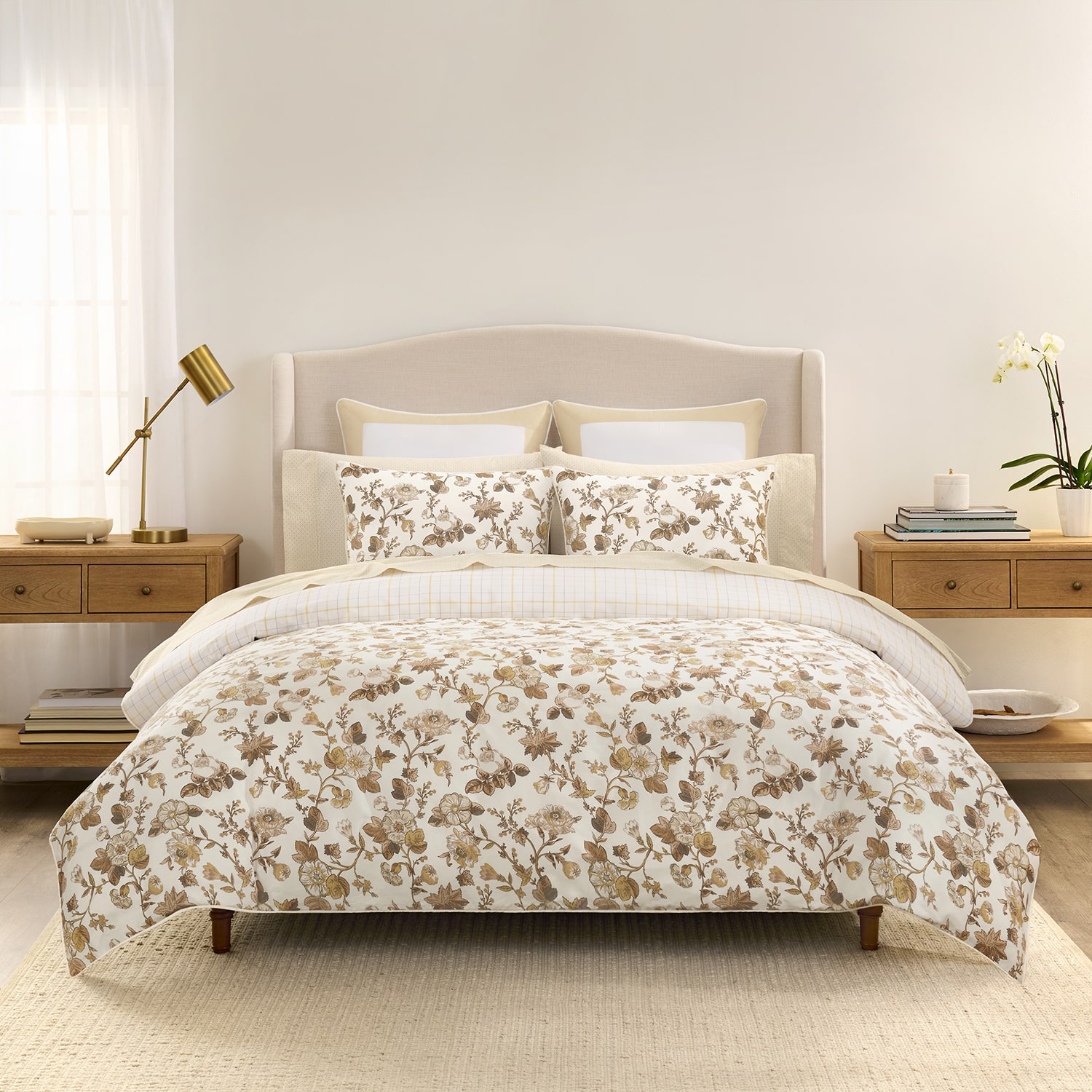 W by Wamsutta Garden Floral 3-pc. Reversible Comforter Set
