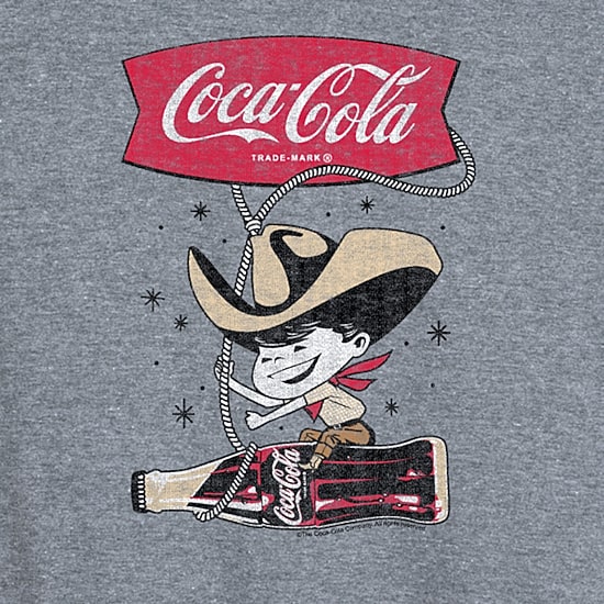 Coca Cola Cowboy Womens Scoop Neck Sleeveless Tank Top