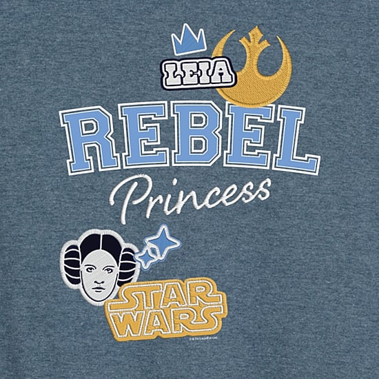 Rebel Princess Faux Patches Womens Scoop Neck Sleeveless Star Wars Tank Top