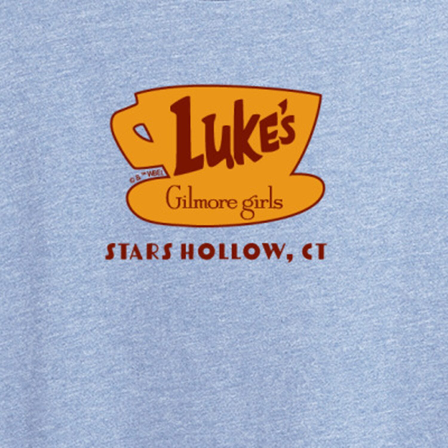 Gilmore Girls Luke'S Coffee Womens Crew Neck Short Sleeve Classic Fit Graphic T-Shirt